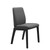 The Stressless Laurel Low-back large Dining chair with no arms and D100 wood legs. 