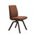The Stressless Laurel Low-back large Dining chair with no arms and D200 wood legs. 