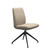 The Stressless Laurel Low-back large Dining chair with no arms and D350 Matte Black legs.