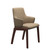 The stunningly beautiful Stressless Laurel Low-back dining chair with arms and the D100 Wood legs. 