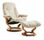 Cream Batick Leather with Cherry Stain wood - Simple, elegant. Cream Batick Leather with Cherry Stain wood - Simple, elegant.