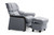 Eldorado 1 Seat Sofa Club Chair shown with optional ottoman shown in Grey.