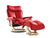 Tomato Paloma shown on a Magic Recliner with Natural Stained Wood. Tomato Paloma shown on a Magic Recliner with Natural Stained Wood.