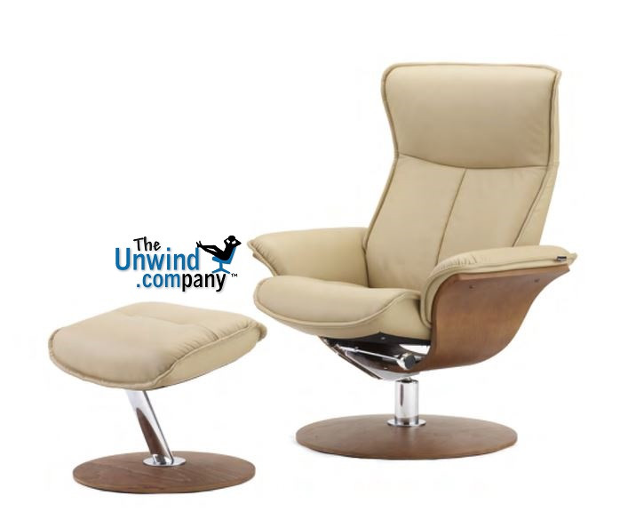 Spirit Recliner and Ottoman- by Hjellegjerde - a Fjords Design