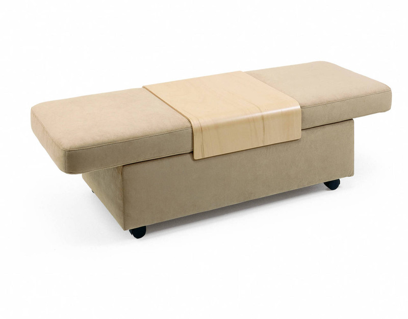 Ekornes Double Ottoman, Table Included - Ships Stress-free