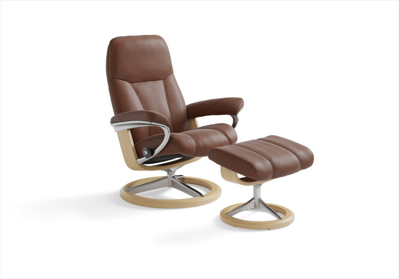 Stressless Consul Recliner | Signature Base - Unwind Furniture Co.