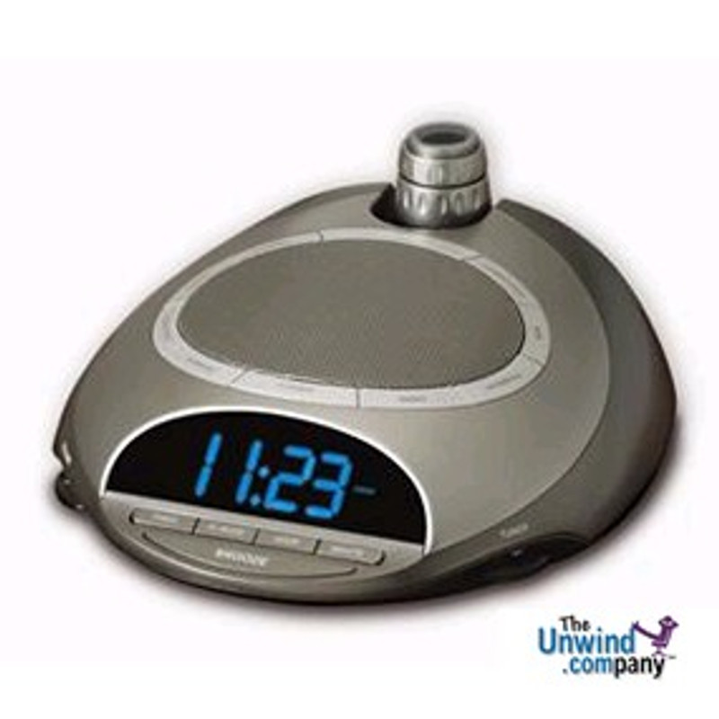 Homedics SS4500 SoundSpa AMFM Clock Radio and Sound Machine with Time Projection