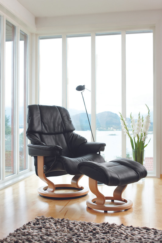 Ekornes Stressless Reno Large | Vegas Recliner- Pain-free