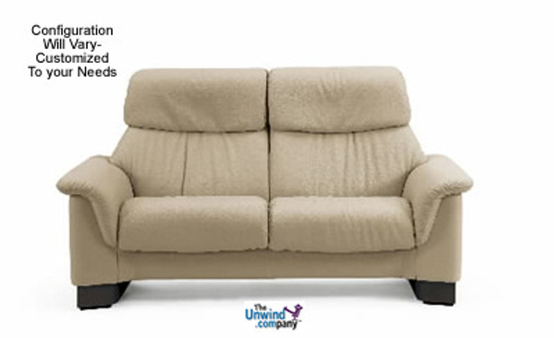 Ekornes Stressless Paradise Large- High-Back Sofa- 2 Seat, No Arms