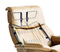 How to repair or replace an Ekornes Stressless adjustable headrest