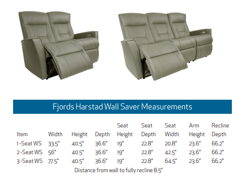 Fjords Harstad Wall Saver Dimensions