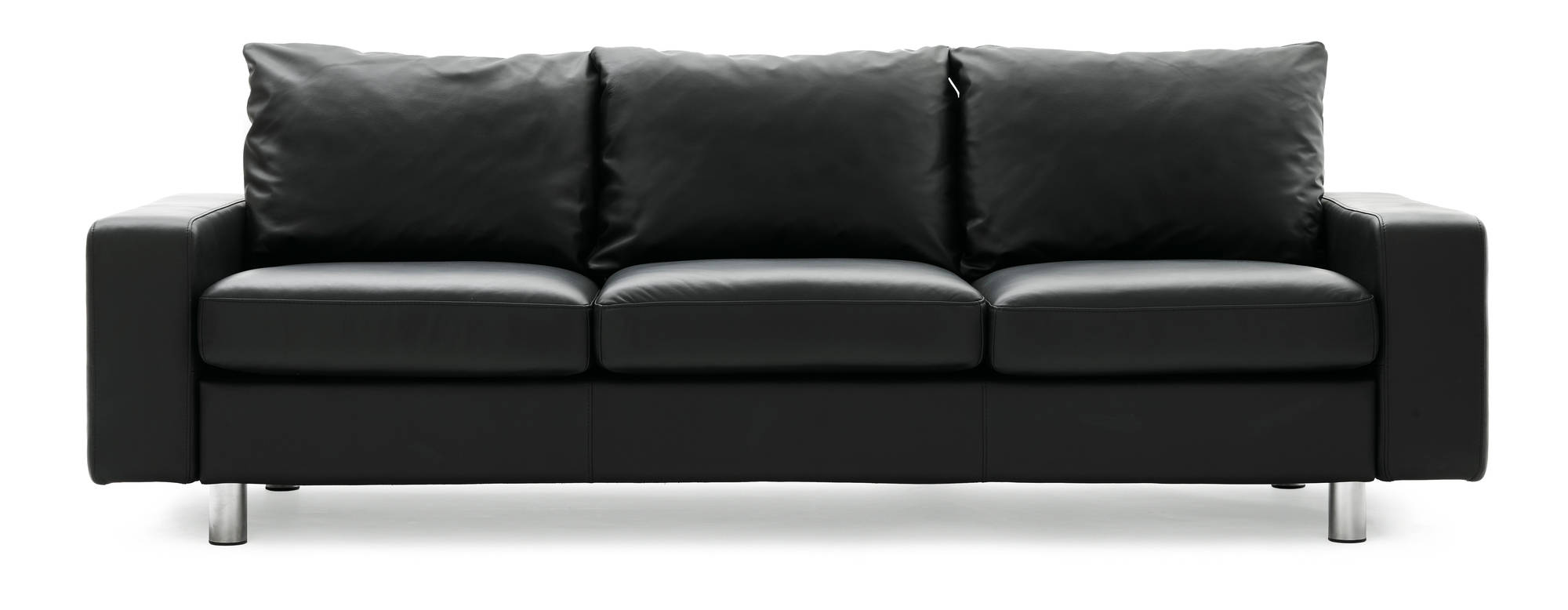 E200 Stressless Sofa shown in Black Paloma- Saves 20% instantly.