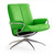 Summer Green Paloma shown on this City Low Back Recliner Chair.