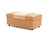 The Double Ottoman compact design undersells the cavernous storage compartment inside.
