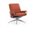 Stressless Paris Low Back Chair in Henna Paloma Leather.