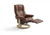 Stressless Mayfair Classic Power recliner in Copper Paloma with the Classic LegComfort powered Base.