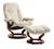 Cream Batick looks great anywhere - Timeless Comfort from Stressless
