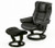 Mayfair in Black Paloma Leather looks stunning. A best-selling Stressless Recliner.