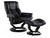 Black Paloma with Black Wood - Stressless Recliner.