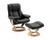 Get your Mayfair in Black Paloma leather with Natural Stain wood.