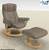 Stressless Mayfair Recliners are base priced in Fabric Upholstery. Premium Leathers are an upgrade.