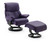 Indigo Paloma shown with Black wood stain.