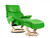 New 2016 Dream Recliner shown in Summer Green paloma Leather.