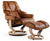 Stressless Reno large in Brandy Paloma with Natural Stained wood.