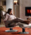 Ekornes Stressless Jazz Recliner and Footstool- Cori Beige Leather.