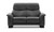 Grey Batick shown on this beautiful Stressless Paradise Loveseat by Ekornes.