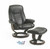 Governor recliner shown here in Black Paloma leather.