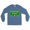 Downtown Newport Exit Long Sleeve T-Shirt
