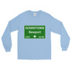 Downtown Newport Exit Long Sleeve T-Shirt