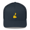 Block Island Yellow Logo Trucker Cap