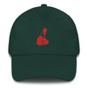 Block Island Red Logo Dad hat