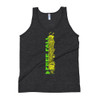 Rocky Point Park Free Fall Green/Yellow Logo Unisex Tank Top