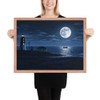 Point Judith Light In The Night Framed poster