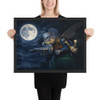 Seabee In The Night Framed poster
