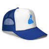 Block Island Aqua Logo Foam trucker hat