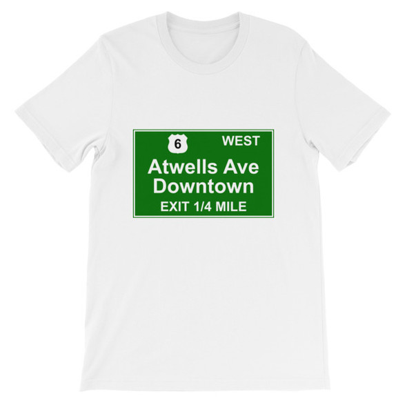 Atwells Ave Exit Short-Sleeve Unisex T-Shirt
