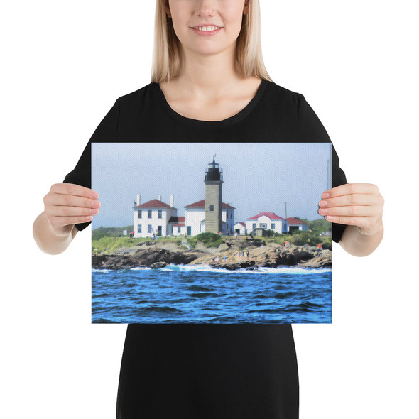 Beavertail Lighthouse Canvas