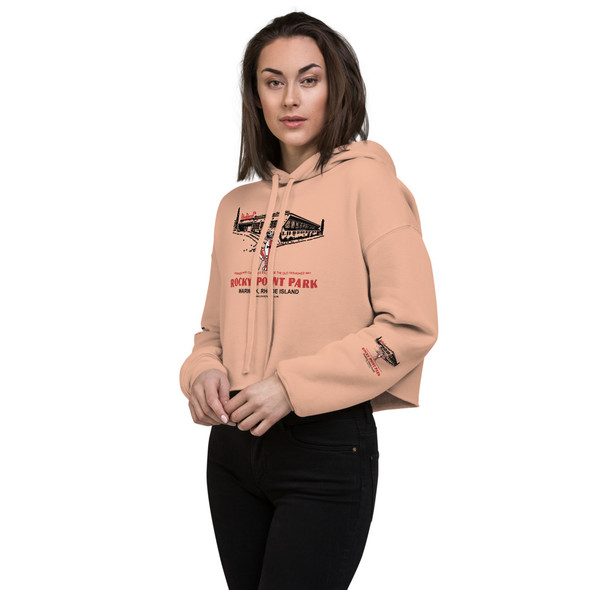 Shore Dinner Hall 001 Crop Hoodie