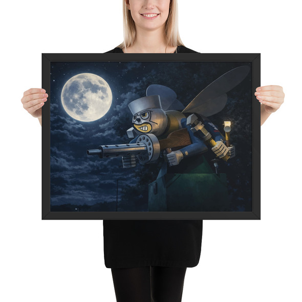 Seabee In The Night Framed poster