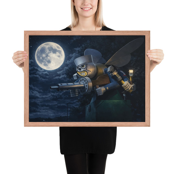 Seabee In The Night Framed poster