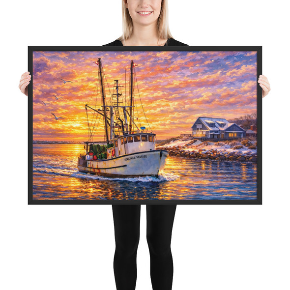 The Virginia Marise Framed poster