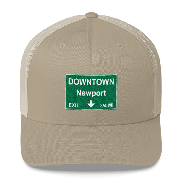 Downtown Newport Exit Trucker Cap