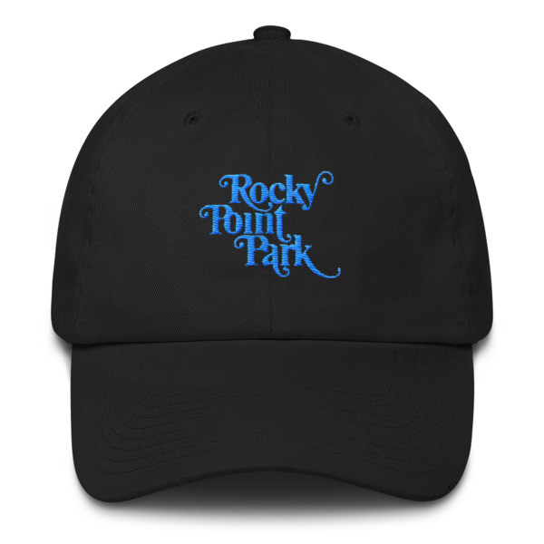 Rocky Point Blue Embroidered Cotton Cap - OCEAN STATE GIFTS