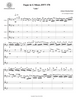 Johann Sebastian BACH, Little Fugue in G minor for 4 Cellos