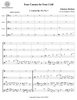 Johannes BRAHMS, Four Canons for 4 Cellos