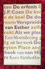 De erfenis van Esther